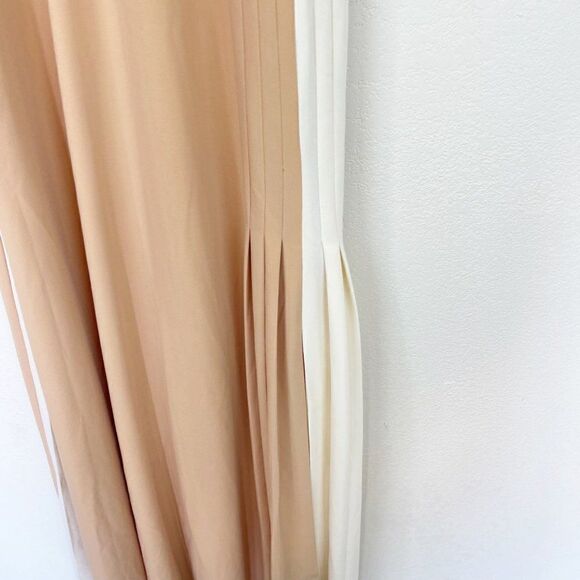 Jonathan Simkhai Cream Maxi Gown Strppy Dress Size 12 - Picture 5 of 12